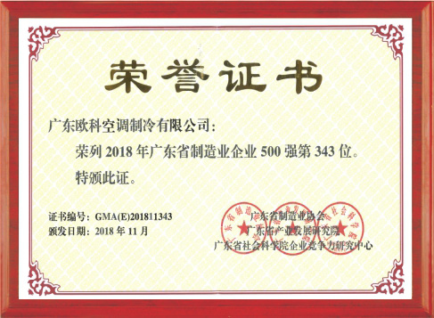 廣東省制造業500強企業